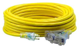 Diversitech 4188sw8802 50 Ft 15A 3-outlet Sjtw Extension Cord