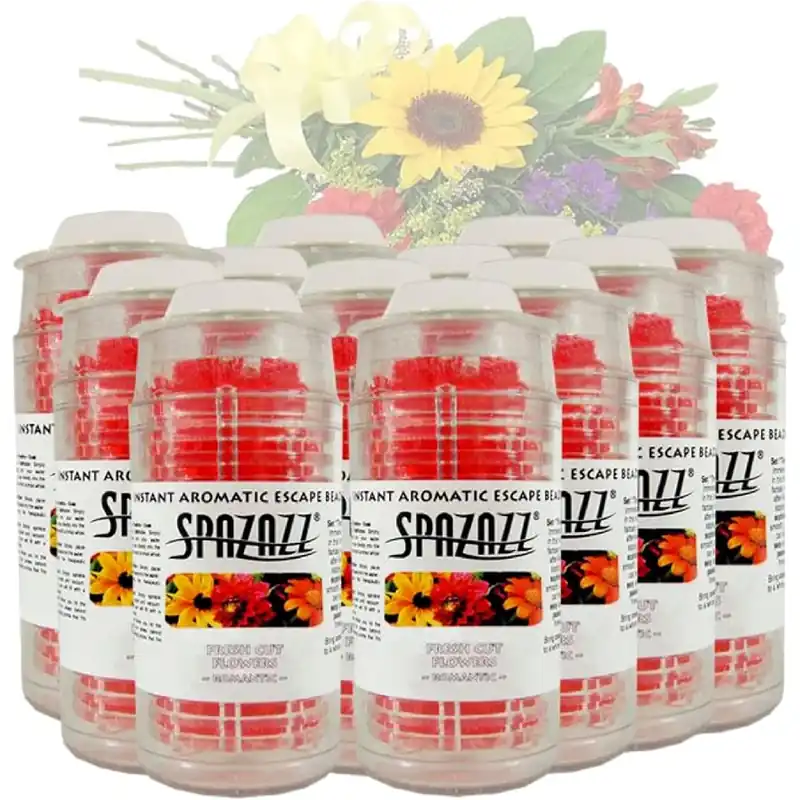 Spazazz spz-355cs Aromatic Beads Fresh Cut Flowers 12-pack
