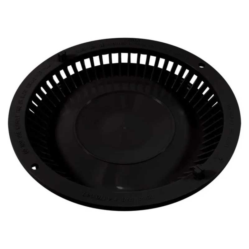 Afras Industries 10064bk Anti-vortex Main Drain Frame Grate