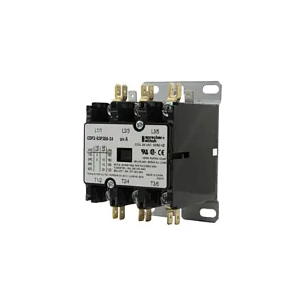 Sprecher + Schuh CDP2-B3P30A-120 Economical Electrically Held High Performance Lighting Rated Definite Purpose Contactor 30 A