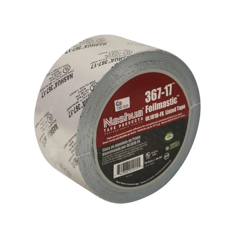 Nashua 1086865 Foil Mastic Tape 3in X 100ft UL181B-FX