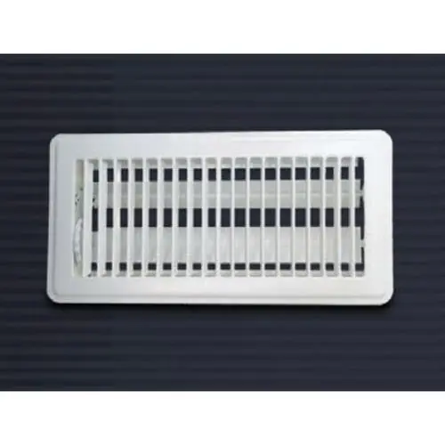 Metal-fab mffr48w Floor Register 4x8 in 130 Cfm White