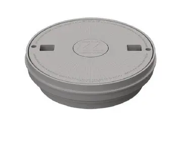 Waterway Plastics 540-7807ww Reversible Skimmer Lid Gray