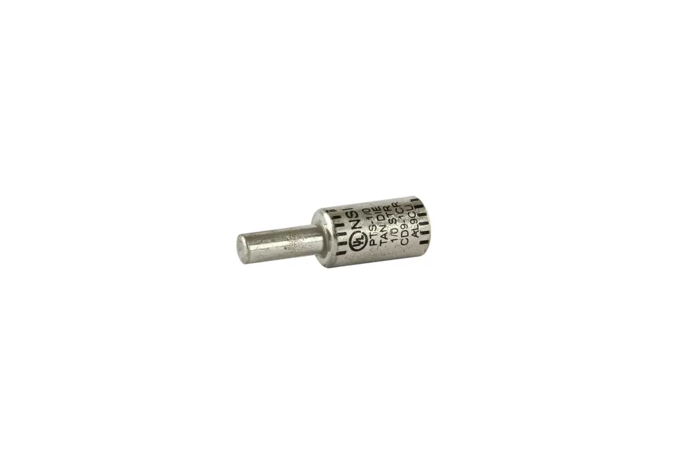 Nsi Industries PTS1/0 Aluminum Pin Terminal Al 1/0 AWG