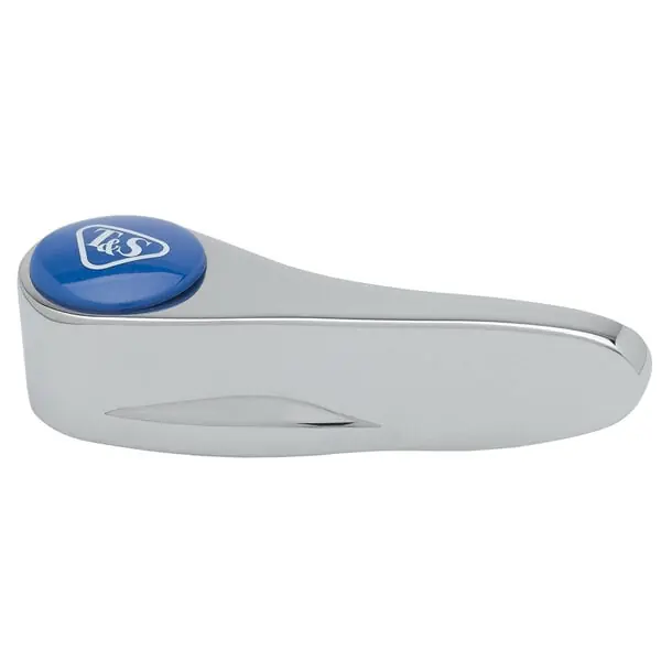 T&S Brass 001636-45NS Lever Handle, Blue Index (T&S Logo), Screw