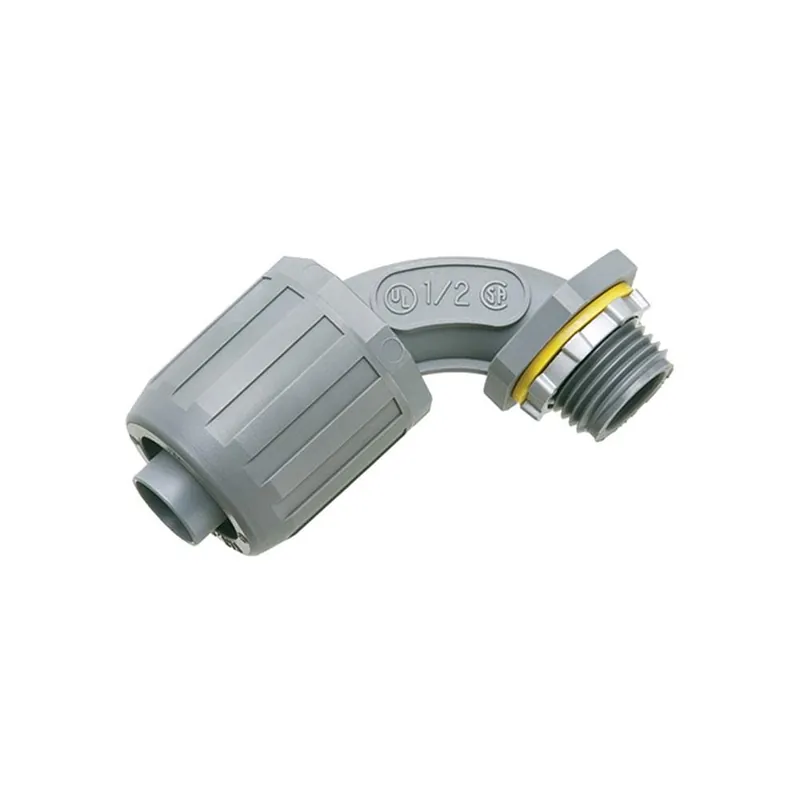Arlington Industries NMLT905 Non Metallic 90 degree Snap2it Connector 1/2 inches