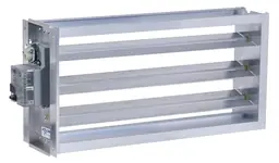 Ewc Controls nd248 Motorized Damper 24x8 Inch Rectangular