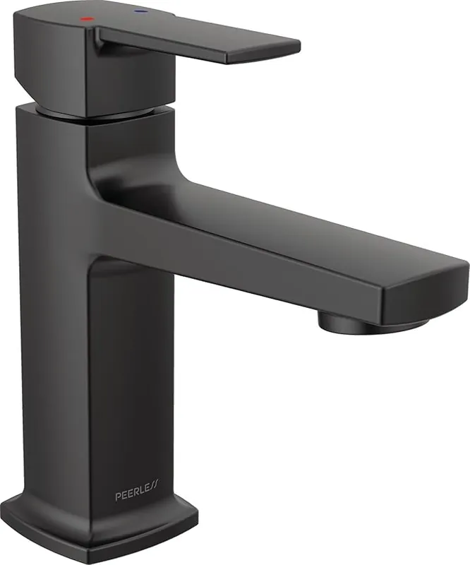 Peerless P1571LF-BL Ezra Single Top Handle Lavatory Faucet