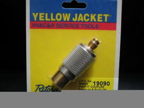 Yellow Jacket 19090 1/4 Inch Flare Snap-it Coupler