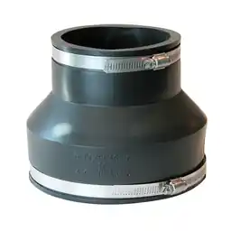 Fernco 1056-64 6x Flexible Pvc Coupling 6x4 Inch