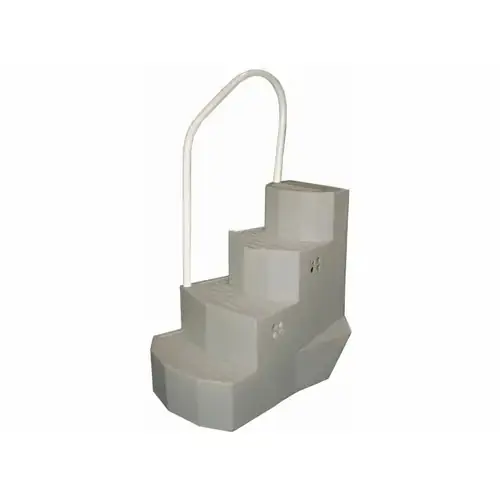 Merlin Industries 30130 Above Ground Pool Steps Gray Granite