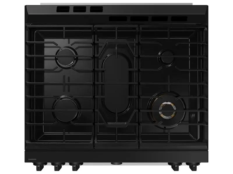Samsung NSG6DG8550SR Bespoke Smart Slide-In Gas Range 6.0 Cu. Ft. With Flex Duo