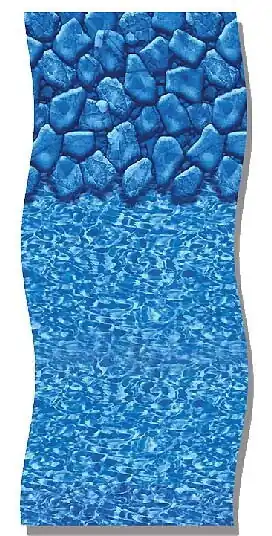 Swimline li2748bso 27 Ft Round Pool Liner Overlap Boulder Swirl