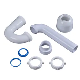 Oatey p9702dfb 1-1/2 in Tubular P-trap Pvc Quarter Bend