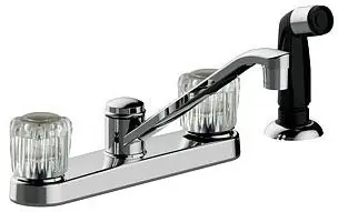 Matco-norca lv-242c Two Handle Kitchen Faucet 1.5 Gpm Chrome