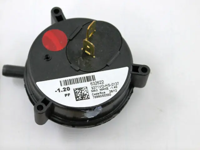 Nordyne Intertherm 632622 Pressure Switch M7 Models