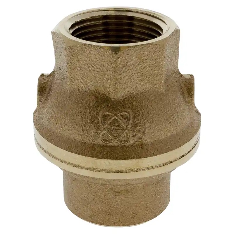 Nibco T480YLF2 T-480-Y-LF Silicon Bronze Lead-Free Check Valve 2 inches Female NPT Thread (FIPT) NL932XD