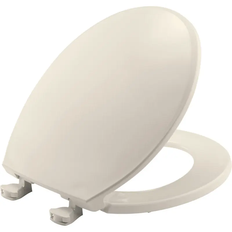 Bemis 800ec-346 Round Plastic Toilet Seat Linen