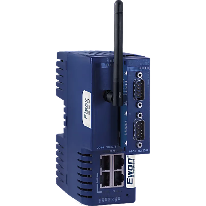 Ewon FLEXY205 IIoT Gateway and Remote Access