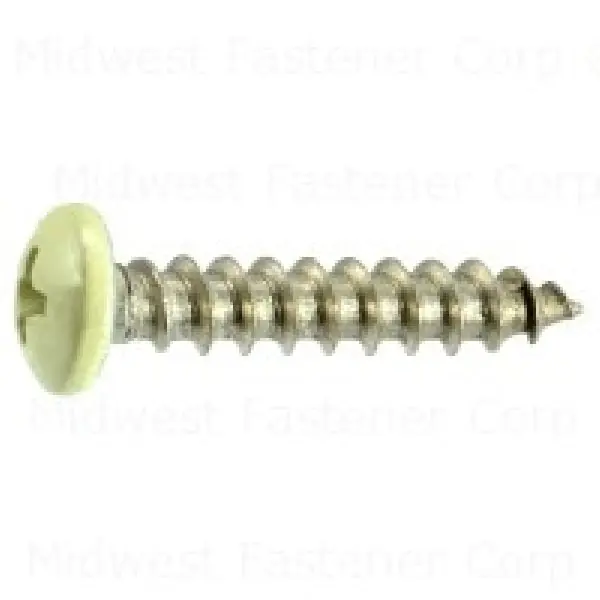 Midwest 88815 Shutter Screw No.10 1 in Pan Head Phillips 10PK
