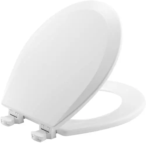 Bemis 500ecwh Round Closed Front Wood Toilet Seat