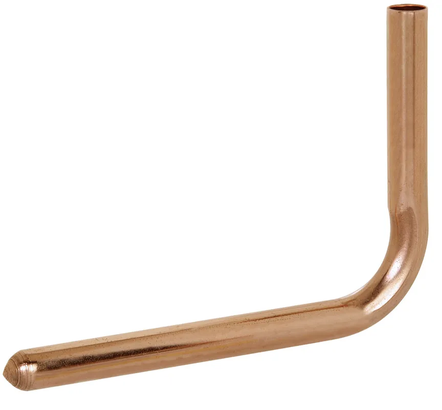 Sioux Chief 613-67 1/2 inch CTS x 6 inch x 7 inch Standard Preformed Tub Spout Elbow, 90 Deg