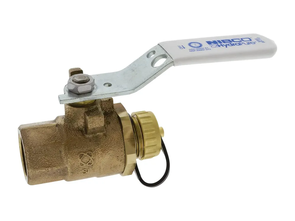 Nibco Nlb958x6 T-585-80-Lf-Hc Two-Piece Performance Bronze Ball Valve 1/2 x 3/4 in