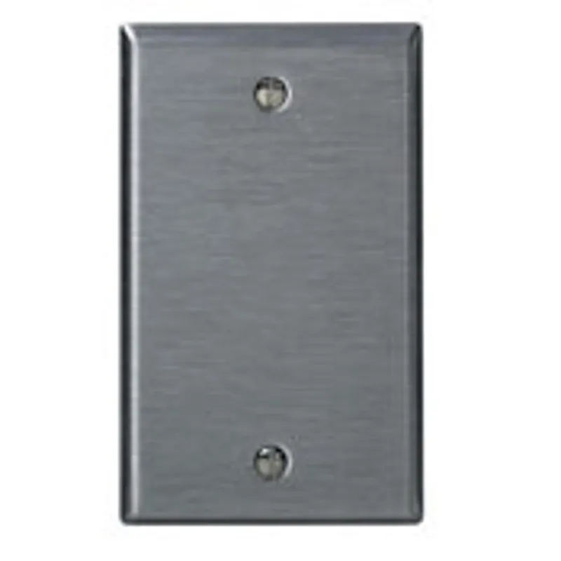 Leviton 84014 1-Gang No Device Blank Wallplate Standard Size