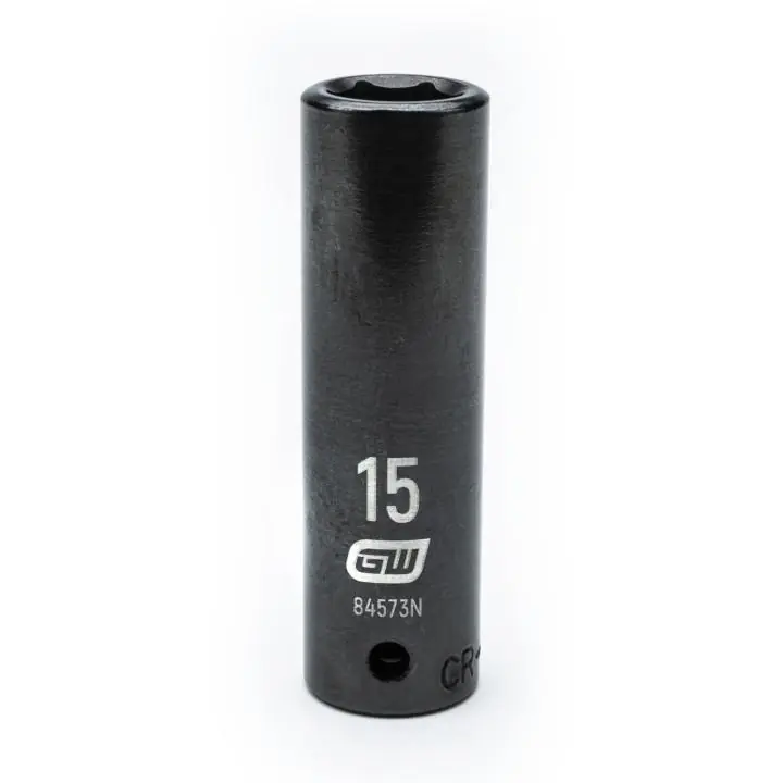 Gearwrench 84573N 1/2 inches Drive 15mm Deep Impact Socket