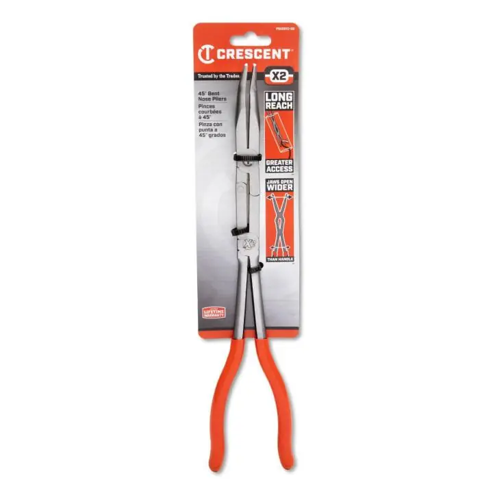 Crescent PSX201C-06 X2 Bent Long Nose Plier 13 in.