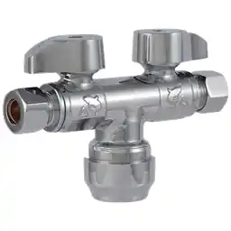 Sharkbite sbds123838 Dual Shut-off Stop Valve