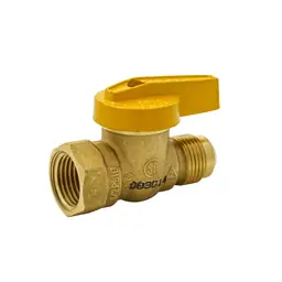Bk Products 114-523 Brass Gas Ball Valve 1/2 in Fl X Fip