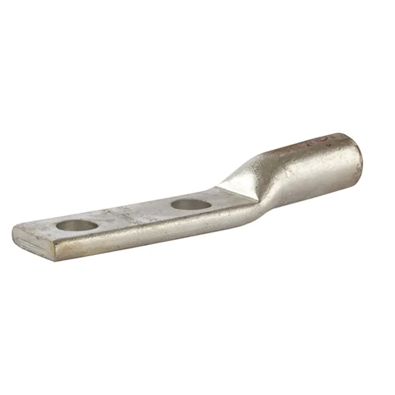 Nsi Industries AL3/0N AL3/0N 1/2 Inch 3/0 AWG Ruby Aluminum Standard Barrel 2-Hole Compression Lug