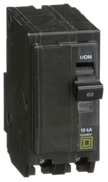 Eaton sqd-qo260 2P 60A 120/240V Plug-on Circuit Breaker