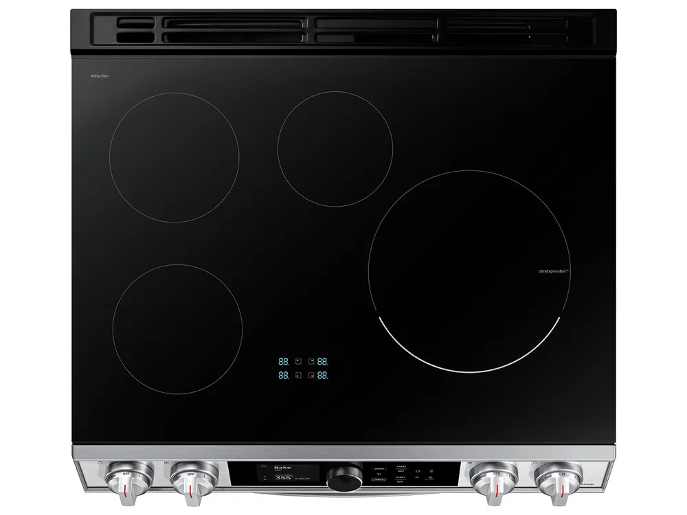 Samsung NE63T8951SS Smart Slide-in Induction Range with Flex Duo 6.3 cu. ft.