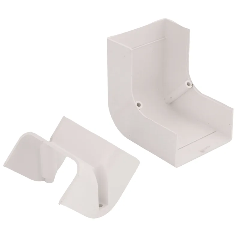 Diversitech 230-EB3W Speedichannel Lineset Cover Elbow 3 inches 90 Degrees