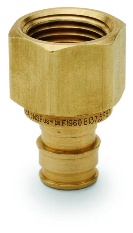 Sioux Chief 647wg2 Copper Adapter 1/2 inch x 1/2 inch F1960 x FIP
