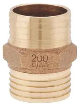 Matco-norca ibcp06lf Brass Insert Coupling 1-1/4 in