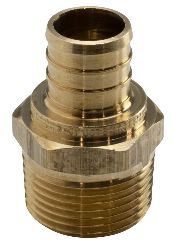 Sioux Chief 646XG4 PEX Straight Adapter 1 inch x 1 inch MIP x PEX