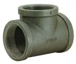 Matco-norca zmbtr060506 Reducing Tee Class 150 Black Malleable Iron