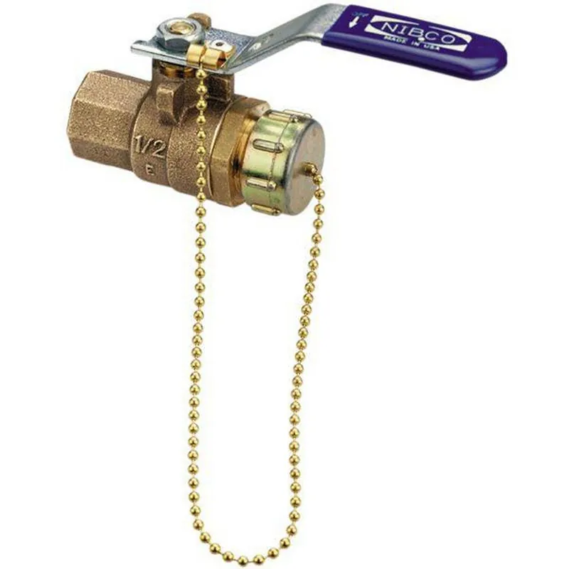 Nibco NLB978X6 T-585-66-Lf-Hc Ball Valve 1/2 x 3/4 in.