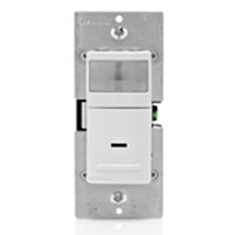 Leviton IPS06-1LW Decora Motion Sensor In-Wall Switch, Auto-On, 5A, Single Pole or 3-Way