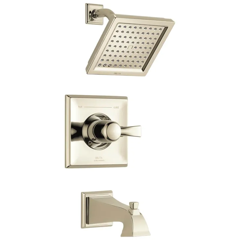 Delta Faucet T14451-PN-WE Dryden 14 Series Tub and Shower Trim Kit 1.75 GPM