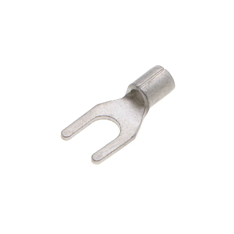 Nsi Industries S16-8-P Uninsulated Spade Terminal Tin Plated Copper (100 Pack)