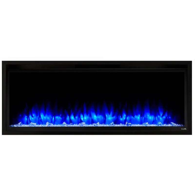 Simplifire SF-ALLP50-BK Allusion Platinum Linear Electric Fireplace 50-Inch