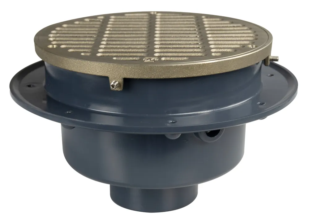 Sioux Chief 860-6PN Hub PVC Floor Drain 9 in. Round