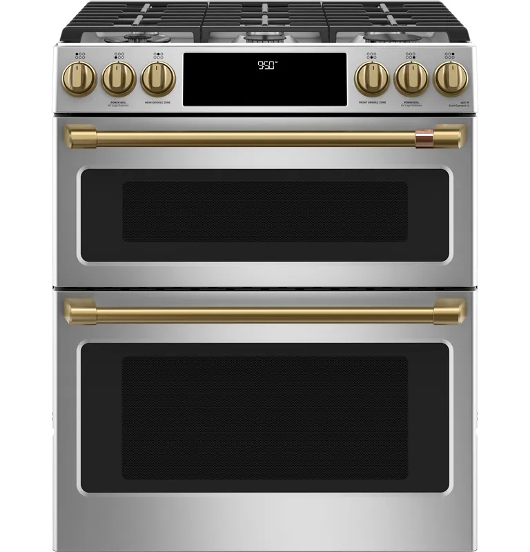 Ge Appliances CXFCGHKPMBZ CAFÉ™ Handle Kit - Range Brushed Brass