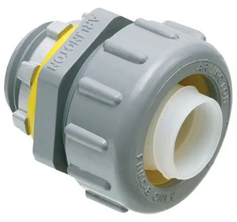 Arlington Industries NMLT100 Non Metallic Straight Connector 1 inches Trade Size