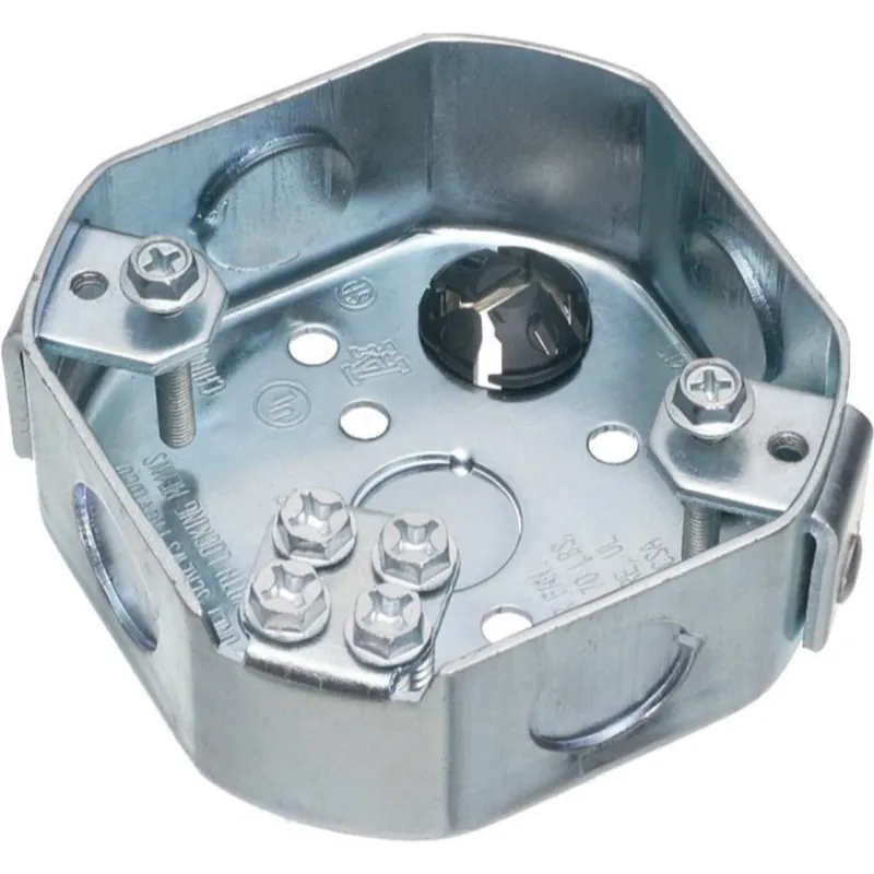 Arlington Industries FBS415 Octagonal Fan and Fixture Mounting Box 1-1/2 inches Depth