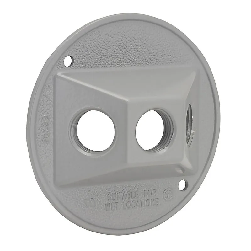 Hubbell 5197-0 Weatherproof Cluster Cover 4-1/8 in Dia